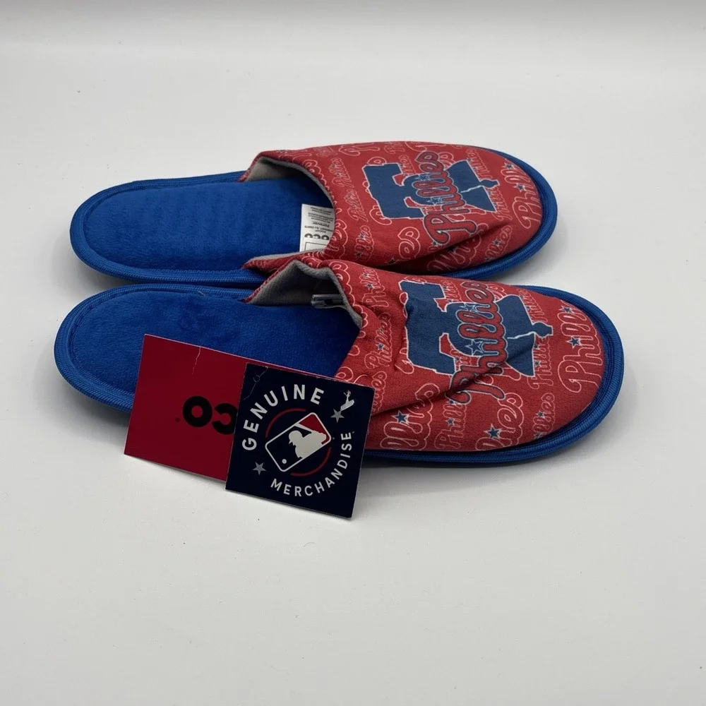 Foco MLB Philadelphia Phillies Slippers Youth Size Large (5-6)‎ New
